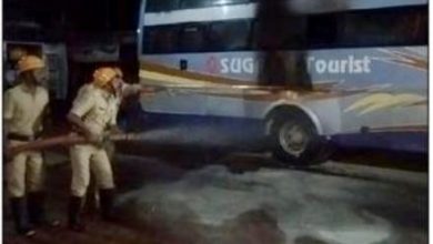 Photo of Quick Action by Bus Driver Saves Passengers Near Mundgod