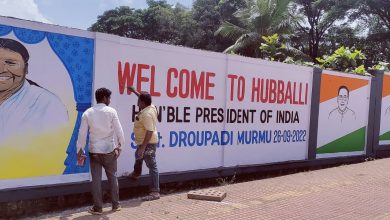 Photo of Hubballi Roads Getting Repaired Ahead of President’s Visit