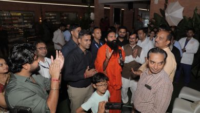 Photo of Yog Guru Baba Ramdev Visits Patanjali Wellness Center in Hubballi