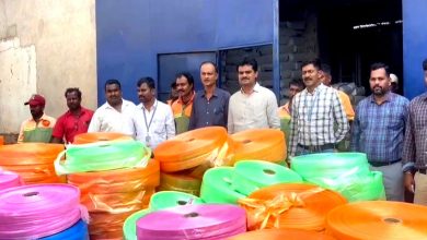 Photo of Over 15 Ton Banned Plastic Seized from this Godown in Hubballi