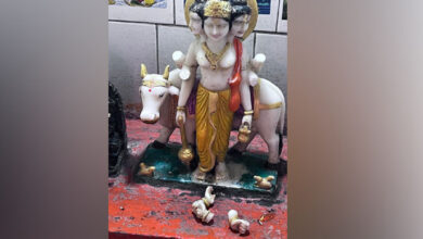 Photo of Miscreants Break Arms of Sri Dattatreya Statue in Hubballi